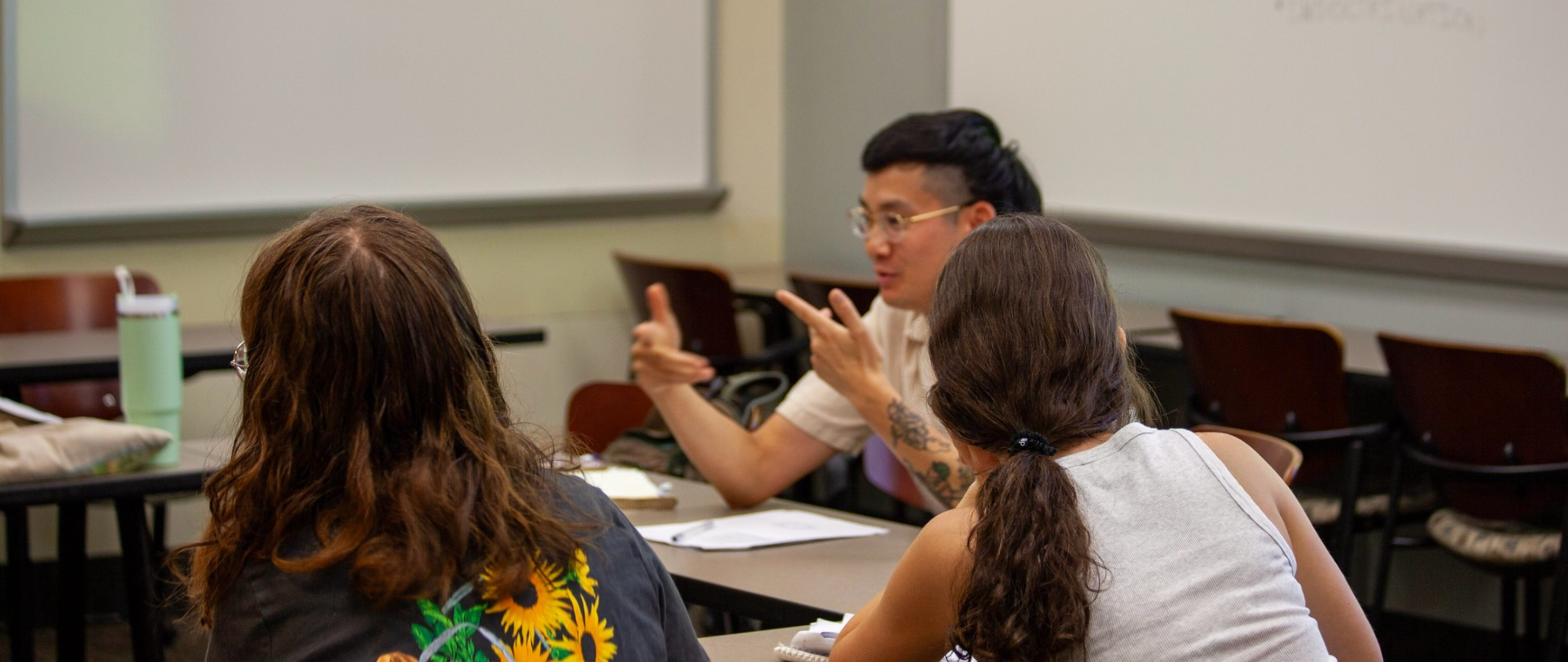 student class discussion summer college